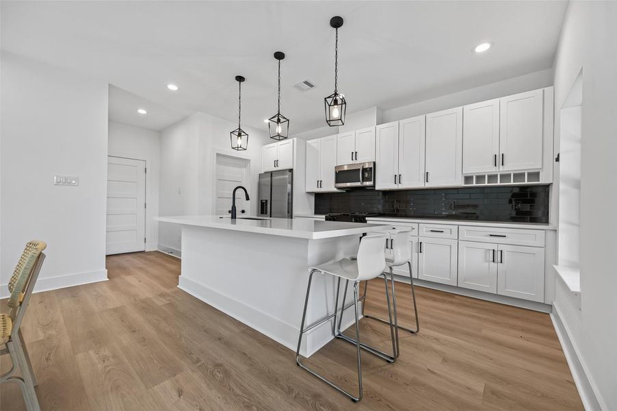 Furnished interior view inside a new home in , Conroe (Image 14).