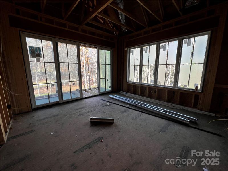 Exceptional vistas from the dining room. Exceptional vistas from the dining room.