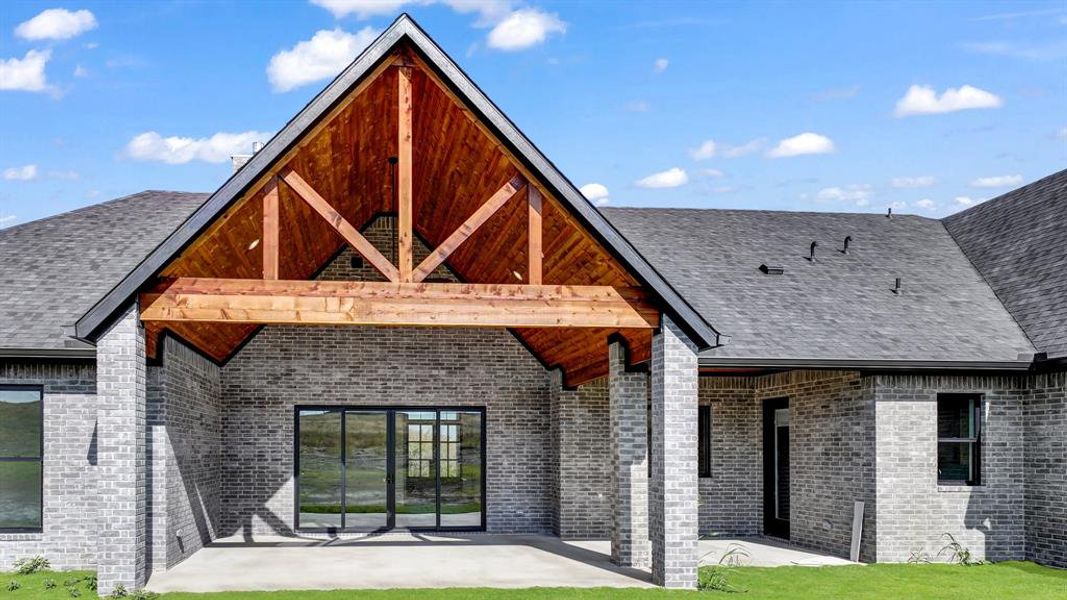 Exterior details and patio area of a home in , Weatherford (Image 3). Exterior details and patio area of a home in , Weatherford (Image 3).