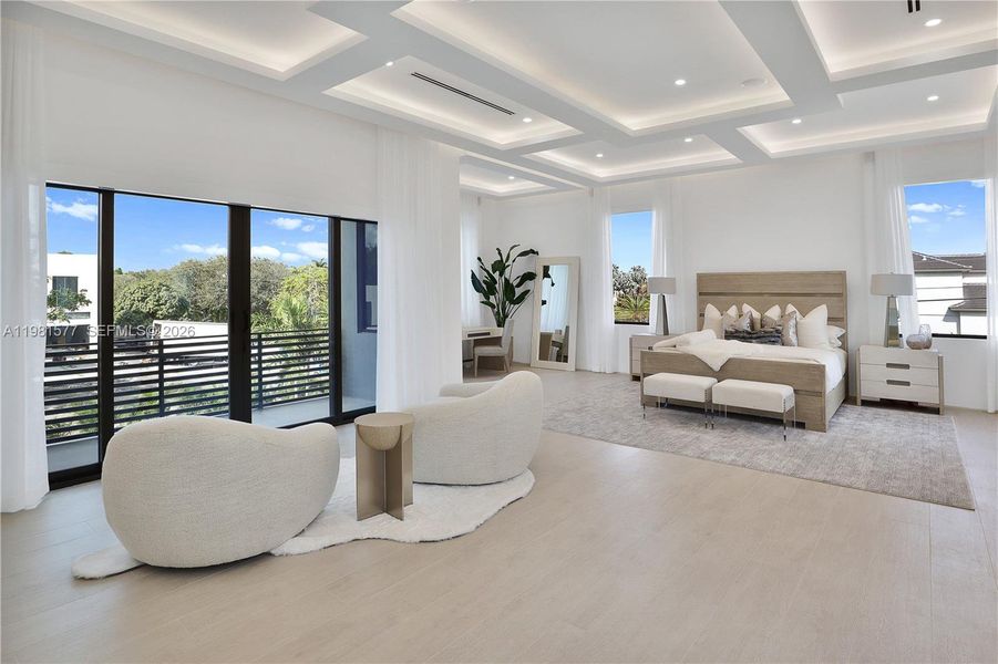 Furnished interior view inside a new home in , Davie (Image 13).