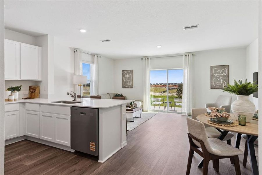Furnished interior view inside a new home in Danbury at Ridgewood Lakes, Davenport (Image 22). Furnished interior view inside a new home in Danbury at Ridgewood Lakes, Davenport (Image 22).