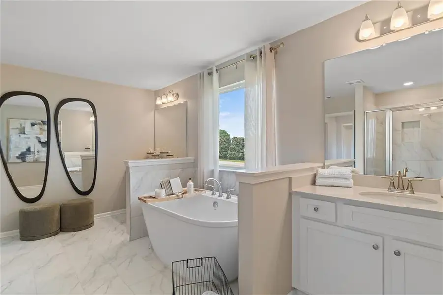 Furnished interior view inside a new home in Westwind Estates, Hampton (Image 6).