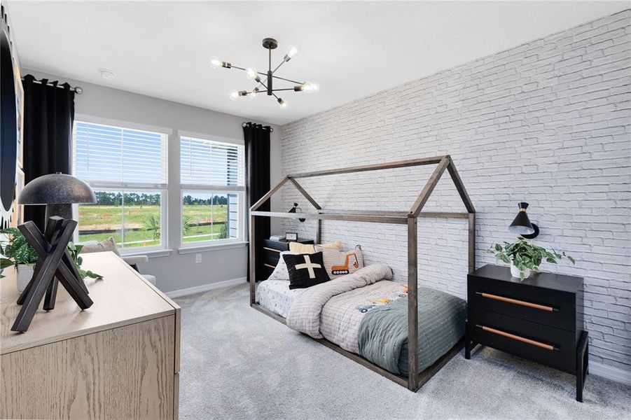 Furnished interior view inside a new home in EverBe, Orlando (Image 9).