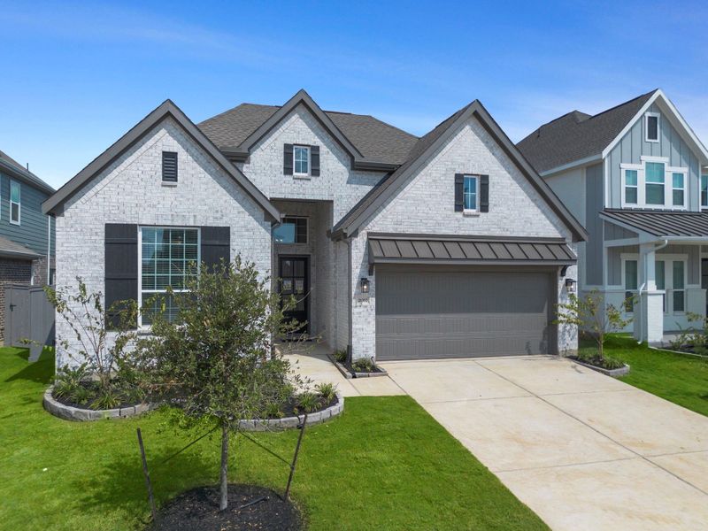 Front exterior of a new home in Jubilee, Hockley, TX, highlighting curb appeal (Image 21).