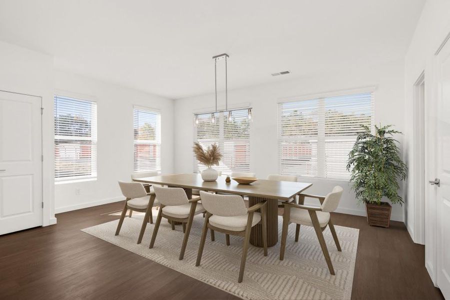 Furnished interior view inside a new home in , Decatur (Image 9). Furnished interior view inside a new home in , Decatur (Image 9).
