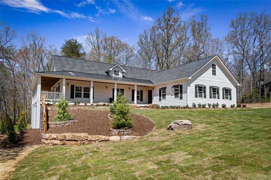 Exterior details and patio area of a home in , Morganton (Image 35).