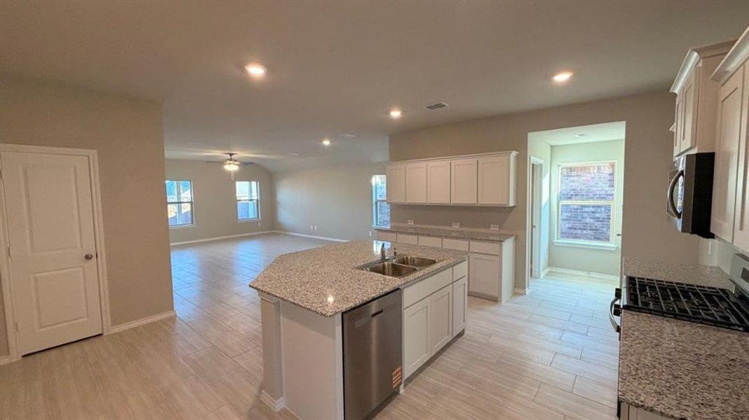 Furnished interior view inside a new home in Rosewood at Beltmill, Fort Worth (Image 7).