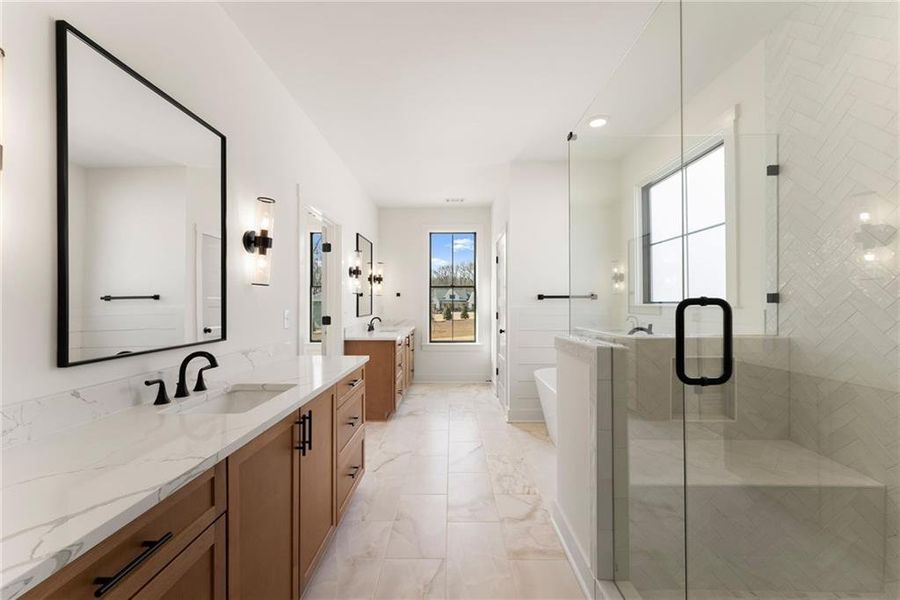 Furnished interior view inside a new home in , Gainesville (Image 18).