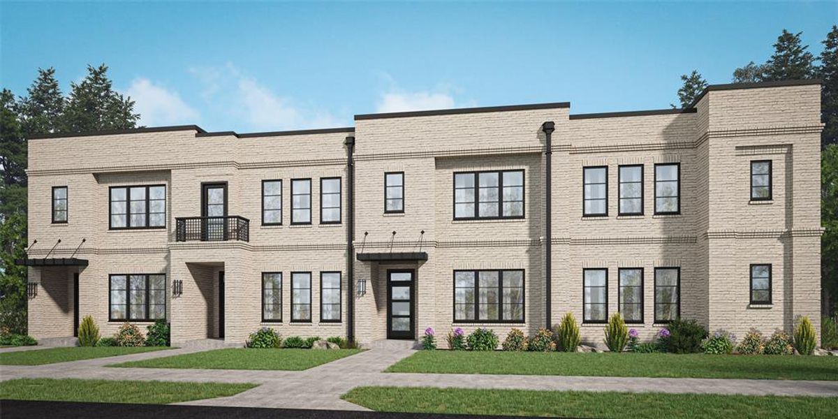 View of front of house featuring a front yard, end of building home site