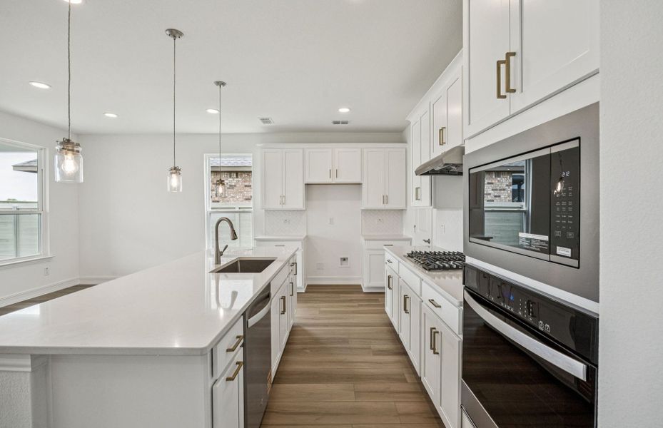 Gourmet kitchen designed for culinary excellence and entertaining  *Real home pictured
