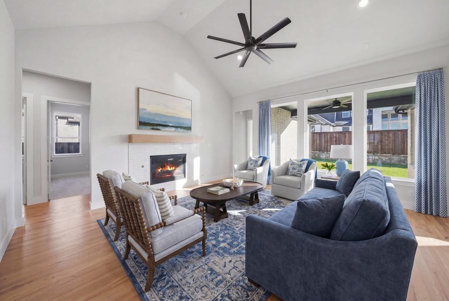 Furnished interior view inside a new home in Quail Hollow, Rockwall (Image 13).