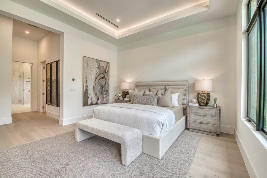 Furnished interior view inside a new home in , Palm Beach Gardens (Image 25).