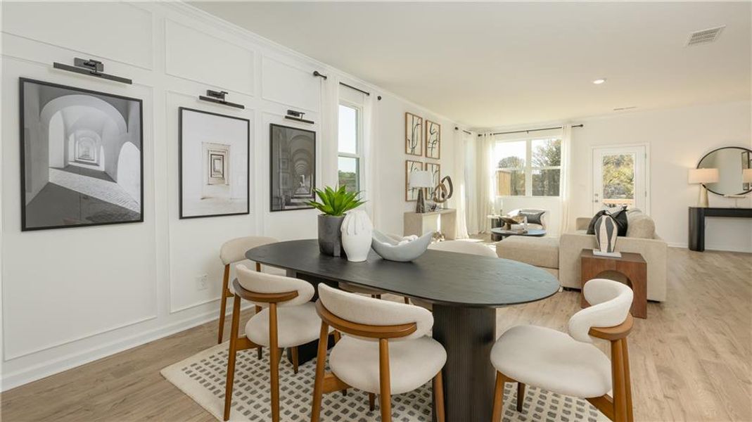 Furnished interior view inside a new home in Mableton Station, Mableton (Image 7).