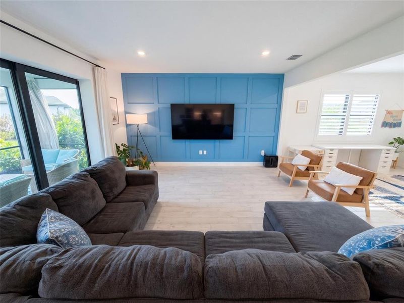 Furnished interior view inside a new home in Sapphire Point at Lakewood Ranch, Lakewood Ranch (Image 10).