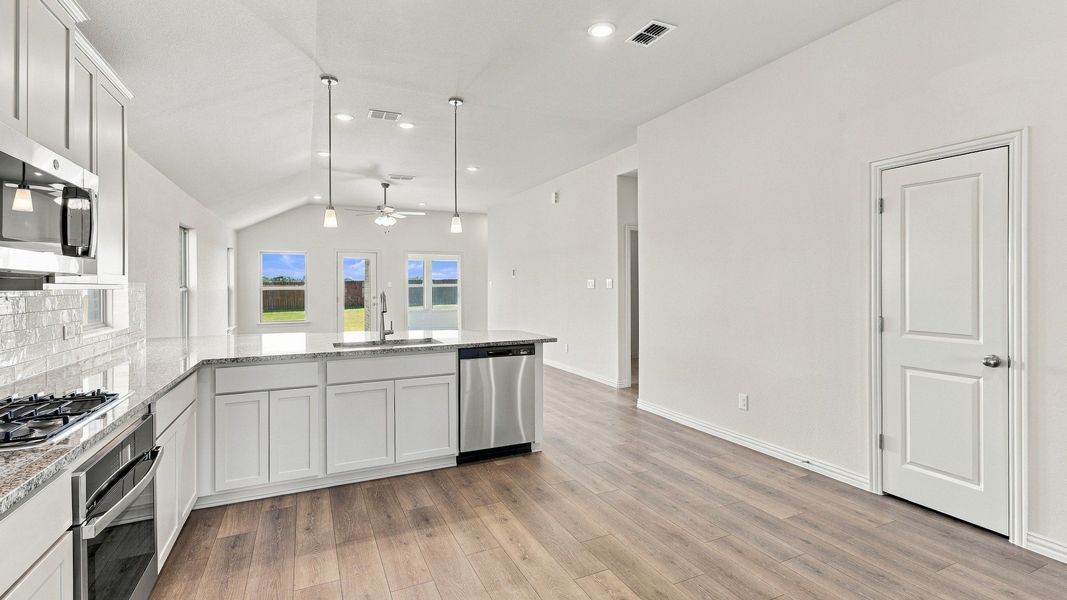 Furnished interior view inside a new home in The Oaks, Red Oak (Image 25).