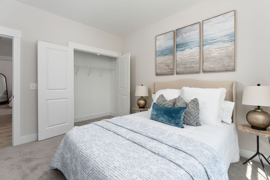 Furnished interior view inside a new home in The Bluffs at Lake Waccamaw, Lake Waccamaw (Image 30).