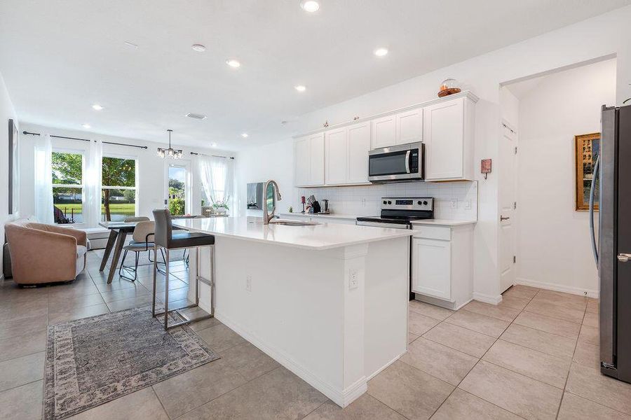 Furnished interior view inside a new home in , West Palm Beach (Image 19).