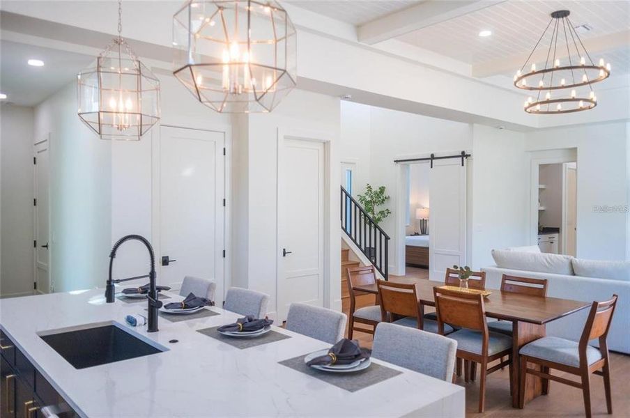 Furnished interior view inside a new home in , Sarasota (Image 39).