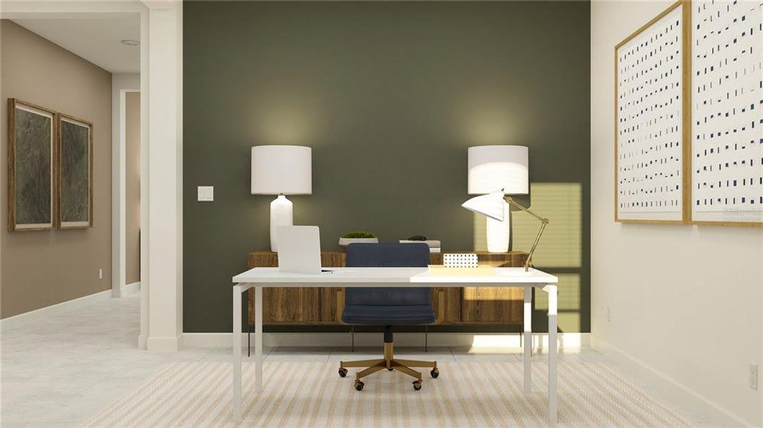 Furnished interior view inside a new home in Bridgewalk: Executive Collection, St. Cloud (Image 23). Furnished interior view inside a new home in Bridgewalk: Executive Collection, St. Cloud (Image 23).