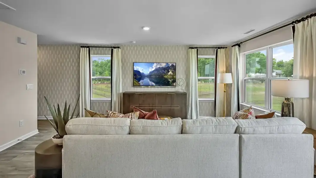 Furnished interior view inside a new home in North Village Townes, Greensboro (Image 13).