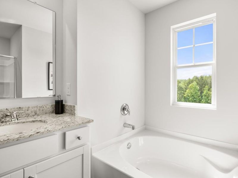 Furnished interior view inside a new home in Parkside at Carter Grove, Cartersville (Image 34). Furnished interior view inside a new home in Parkside at Carter Grove, Cartersville (Image 34).