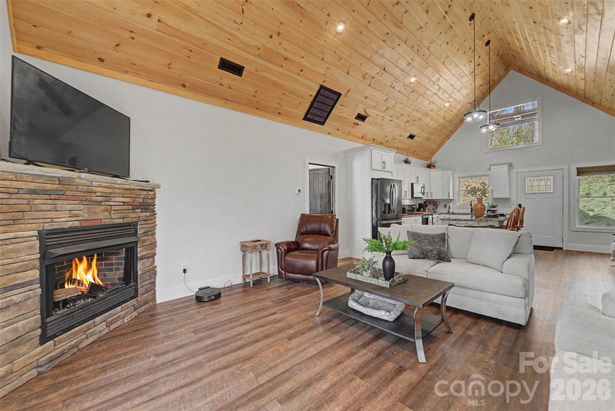 Furnished interior view inside a new home in , Bryson City (Image 14). Furnished interior view inside a new home in , Bryson City (Image 14).