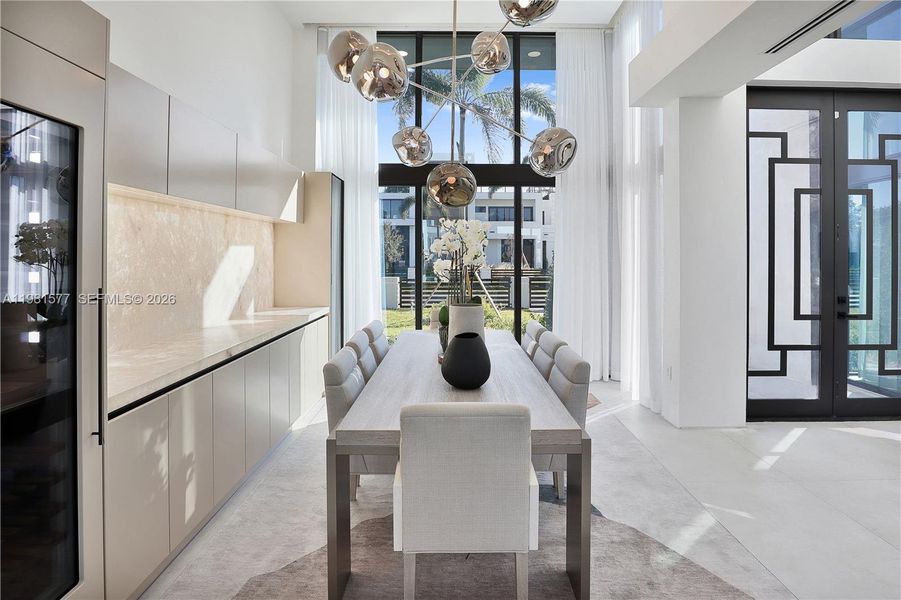 Furnished interior view inside a new home in , Davie (Image 19).