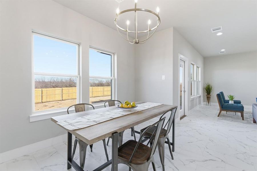 Furnished interior view inside a new home in , Bridgeport (Image 31).