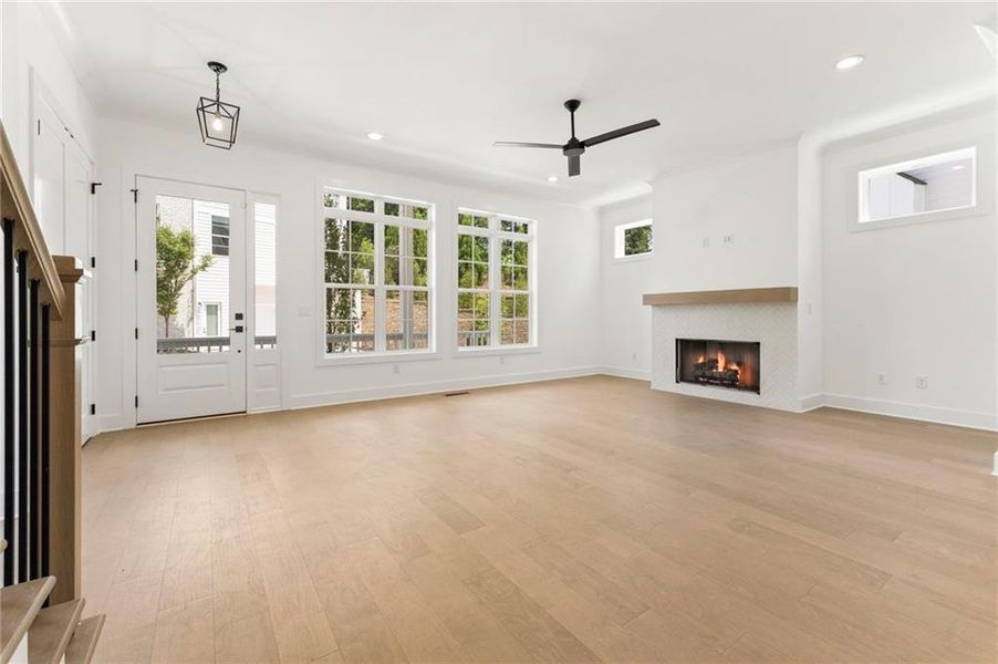 Spacious, unfurnished interior of a new home in Parkside Roswell, Roswell (Image 25). Spacious, unfurnished interior of a new home in Parkside Roswell, Roswell (Image 25).