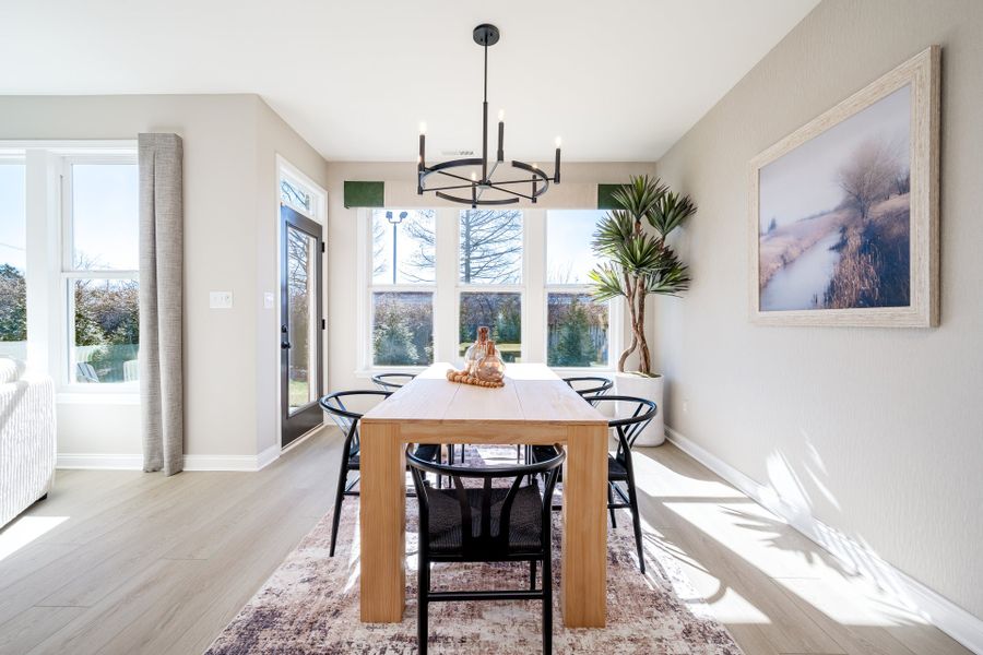 Representative furnished interior of a home built from the Magnolia by Fischer Homes in Vista Hills, Louisville (Image 19).