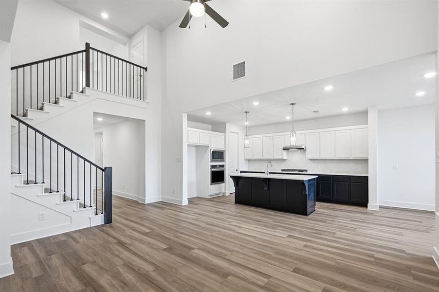Furnished interior view inside a new home in Waterscape: 50ft. lots, Royse City (Image 7).