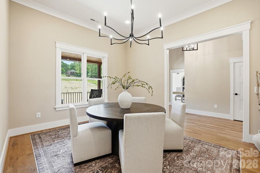 Furnished interior view inside a new home in , Marshville (Image 29).