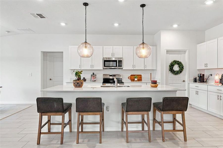 Furnished interior view inside a new home in Balm Grove, Wimauma (Image 7).