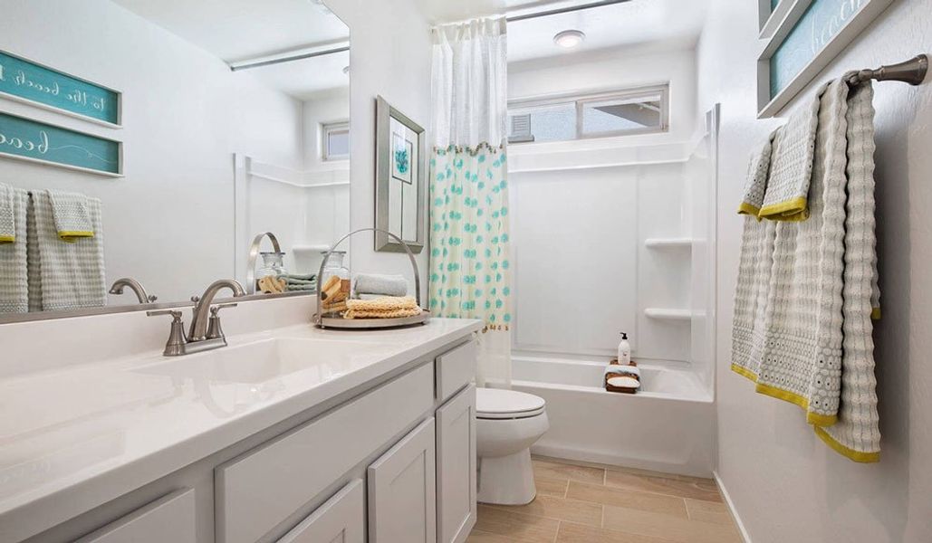 Representative furnished interior of a home built from the 35R4 by Taylor Morrison in Rio Vista at Rancho Mercado, Surprise (Image 8).