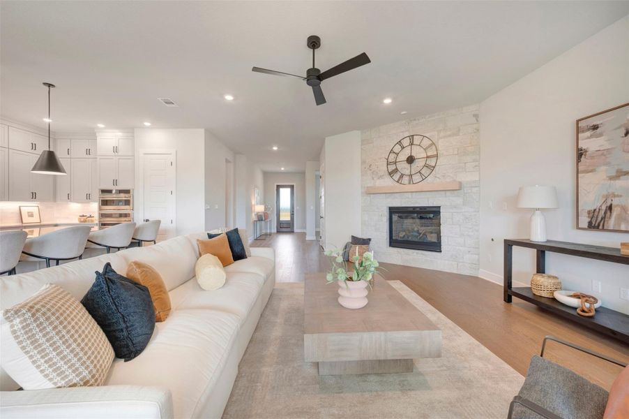 Family Room - Entry (Staged)