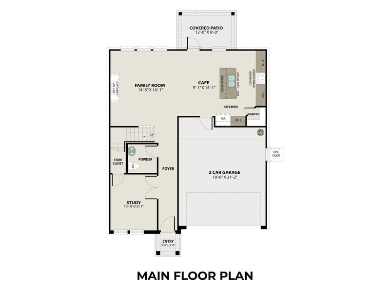 2D floor plan layout for the The Solara A by Davidson Homes LLC in Emberly, Beasley, TX (Image 3). 2D floor plan layout for the The Solara A by Davidson Homes LLC in Emberly, Beasley, TX (Image 3).