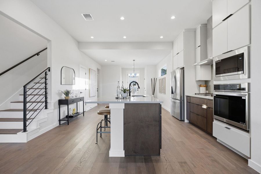 Furnished interior view inside a new home in , Austin (Image 10).