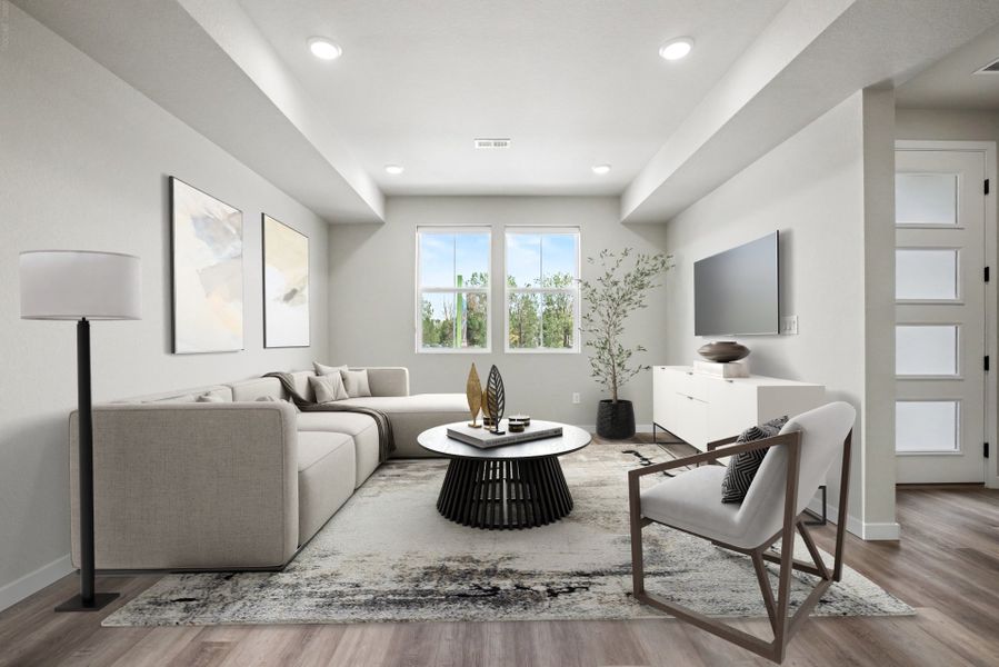 Furnished interior view inside a new home in Arras Park, Thornton (Image 8).