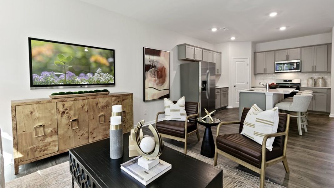 Furnished interior view inside a new home in Chapel Townes, Raleigh (Image 14).