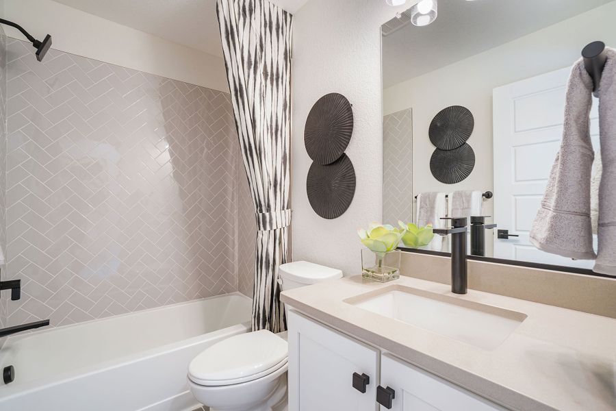 Representative furnished interior of a home built from the Baxter by Lokal Homes in The Vistas at West Mesa, Colorado Springs (Image 26).