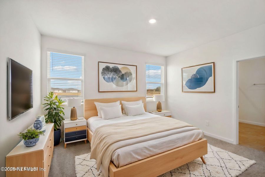 Furnished interior view inside a new home in Lakes at Bella Lago - Signature Series, Green Cove Springs (Image 8).