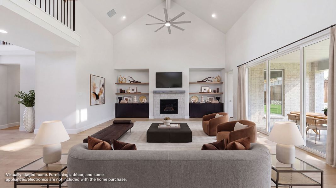 Furnished interior view inside a new home in Terraces, Rockwall (Image 6). Furnished interior view inside a new home in Terraces, Rockwall (Image 6).