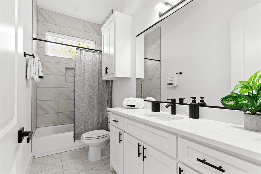 Furnished interior view inside a new home in , Irving (Image 26).