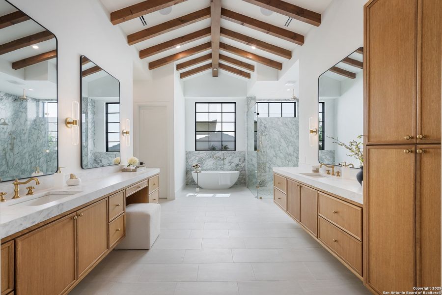 Furnished interior view inside a new home in , San Antonio (Image 17).