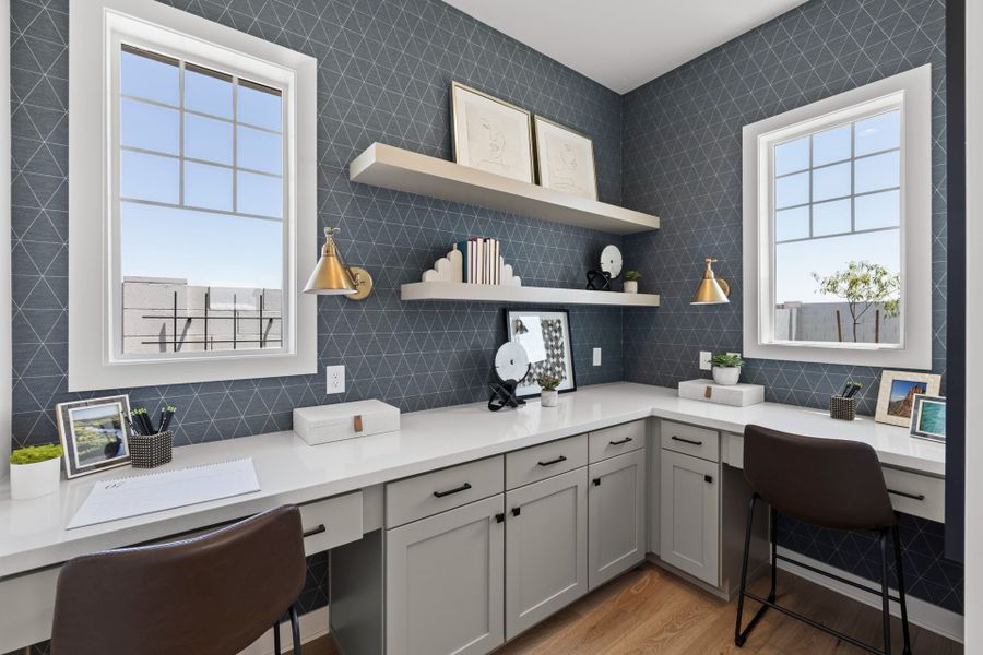 Representative furnished interior of a home built from the Allure by Cachet Homes Arizona in McKinley Glenn, Chandler (Image 25). Representative furnished interior of a home built from the Allure by Cachet Homes Arizona in McKinley Glenn, Chandler (Image 25).