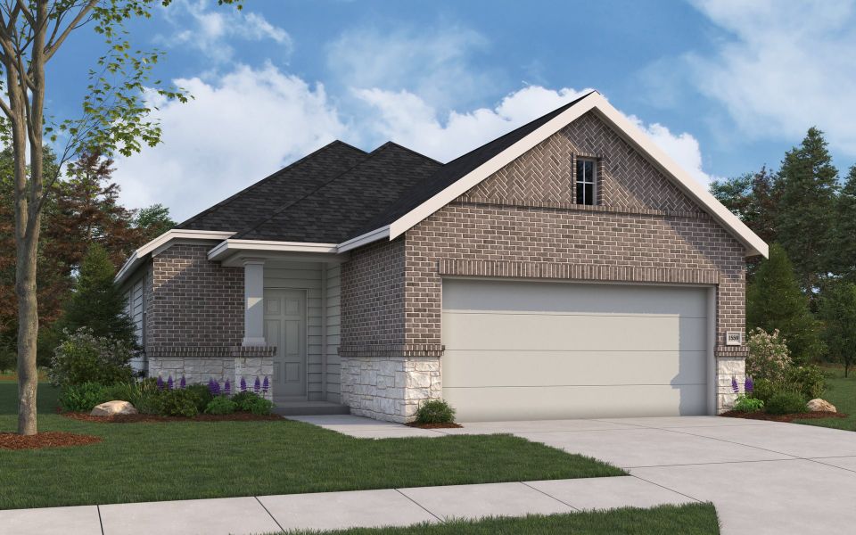 Rendering of floor plan. Colors and features may differ from shown representation.