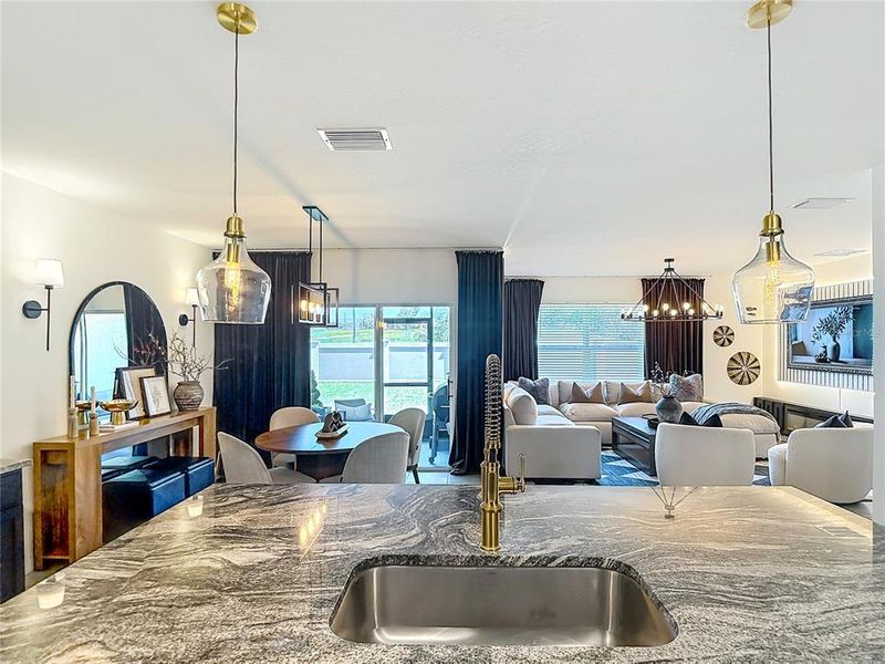 Furnished interior view inside a new home in , San Antonio (Image 12).