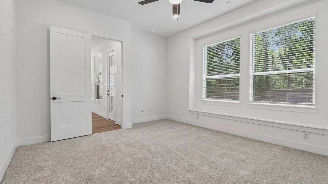 Spacious, unfurnished interior of a new home in The Woodland Hills 50', Willis (Image 29). Spacious, unfurnished interior of a new home in The Woodland Hills 50', Willis (Image 29).