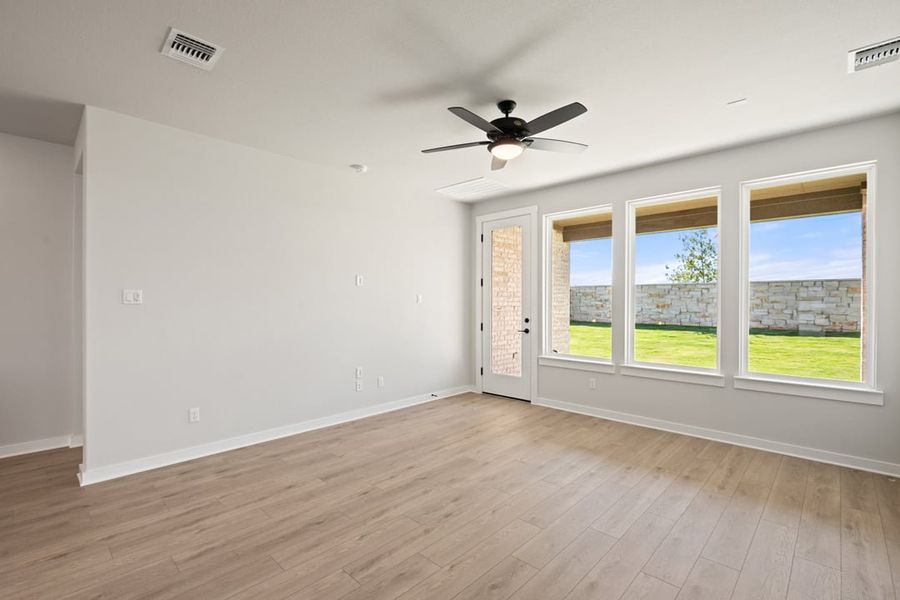 Spacious, unfurnished interior of a new home in Flora, Hutto (Image 31). Spacious, unfurnished interior of a new home in Flora, Hutto (Image 31).