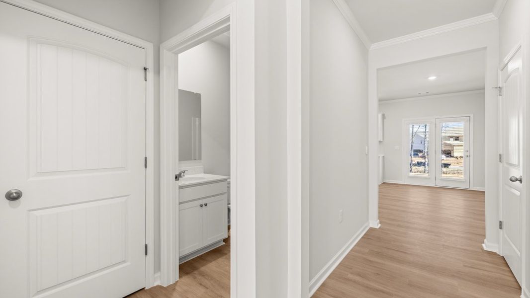 Representative unfurnished interior of a home built from the Hanover by D.R. Horton in Braselton Village, Braselton (Image 12). Representative unfurnished interior of a home built from the Hanover by D.R. Horton in Braselton Village, Braselton (Image 12).